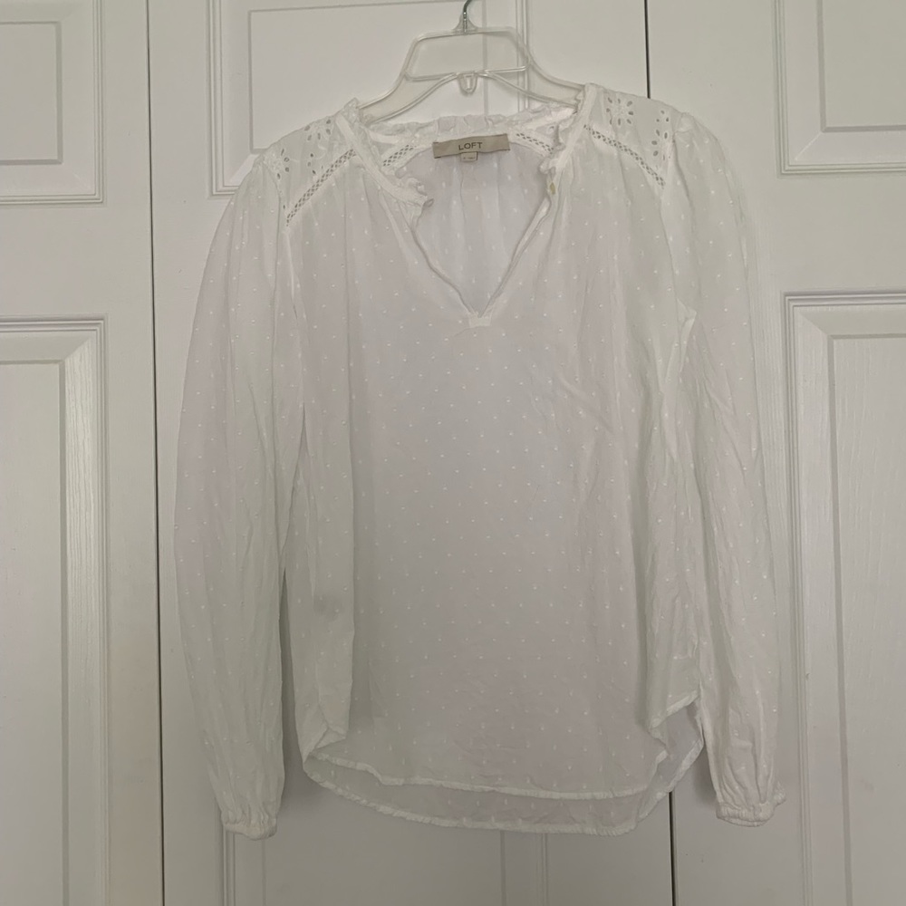 Small Loft white blouse